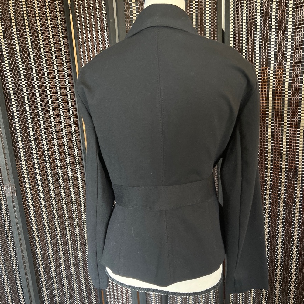 Women's Black wrap Blazer size large - Picture 2 of 5